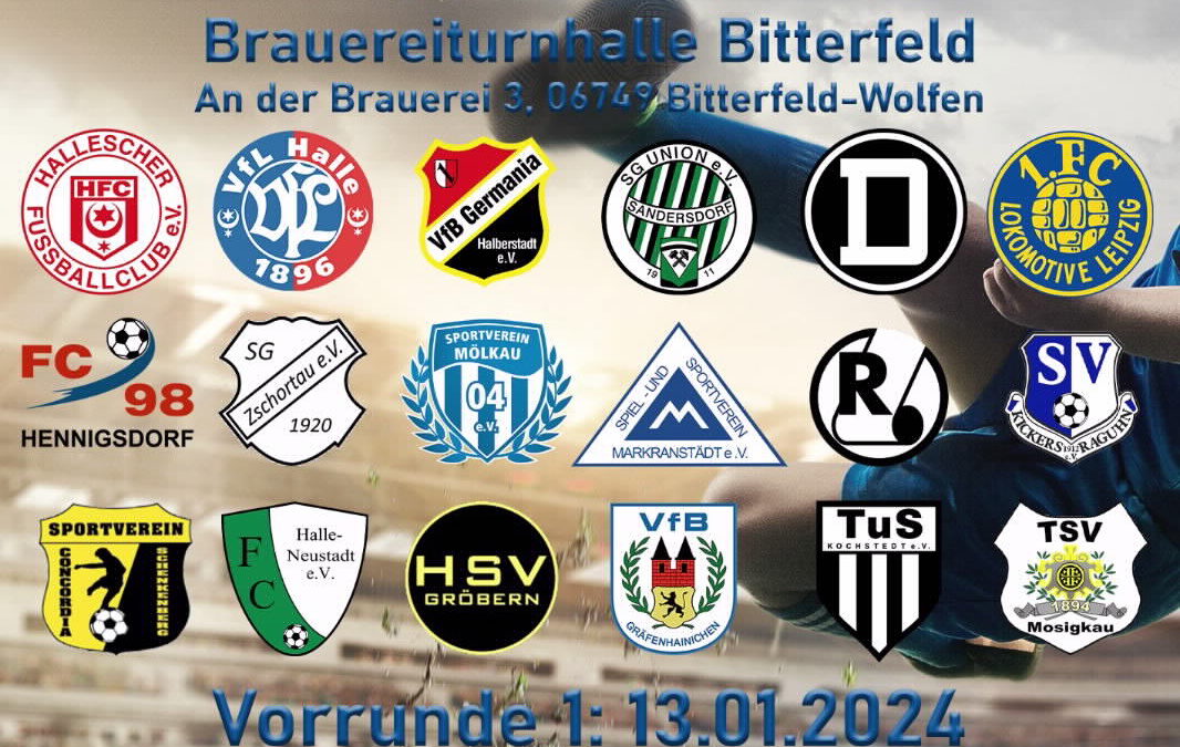 Stadtwerke-Junioren-Cup (D-Junioren) – 13.-14.01.2024 – Brauereiturnhalle